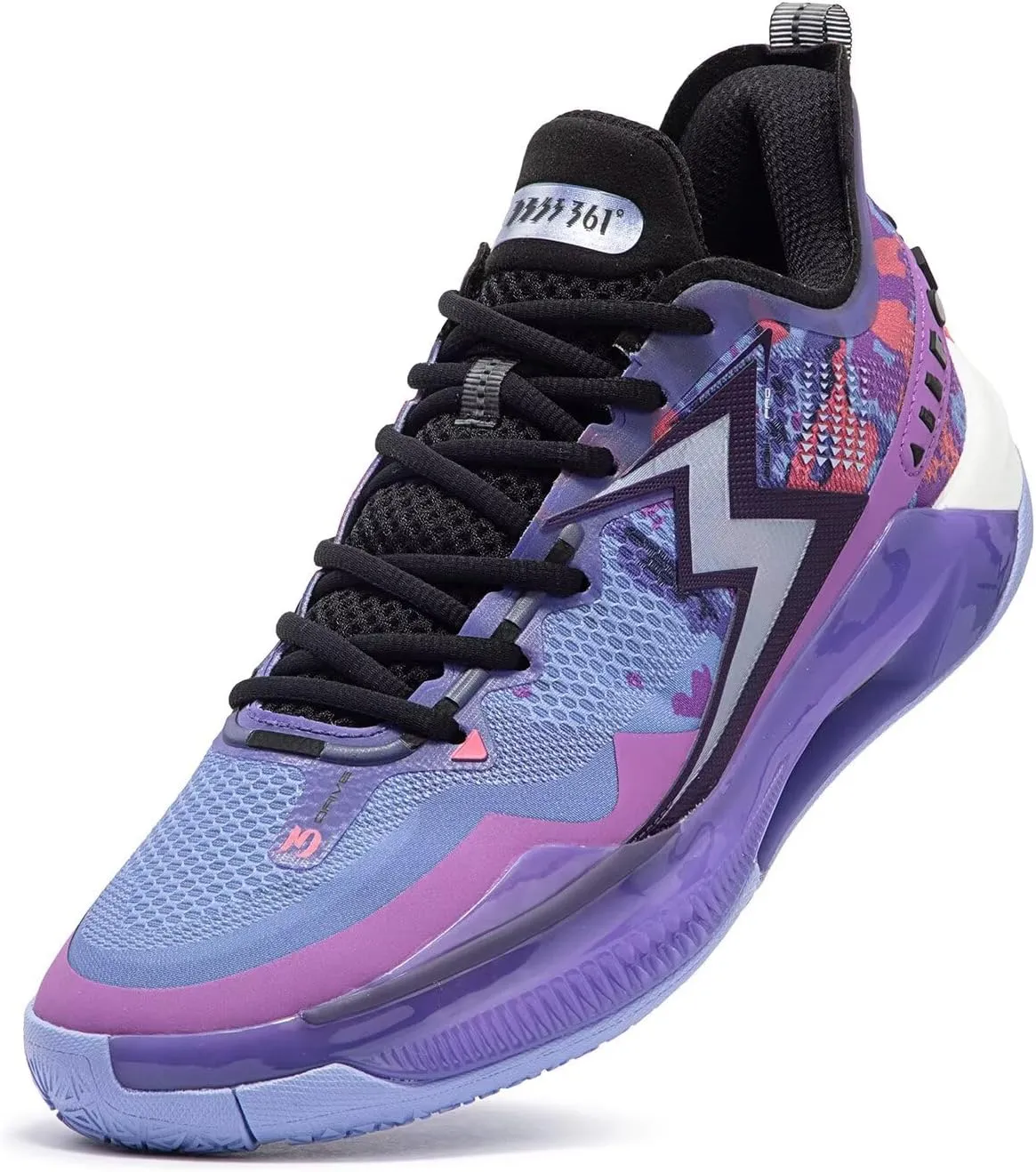 361 Big3 5.0 Quick PRO Basketball Shoes for Men Breathable Outdoor Sneakers Cushioning,Anti Slip Practice Student Sports Shoes for Teens and Adults,Caldwell Pope Zapatillas de baloncesto Hombre
