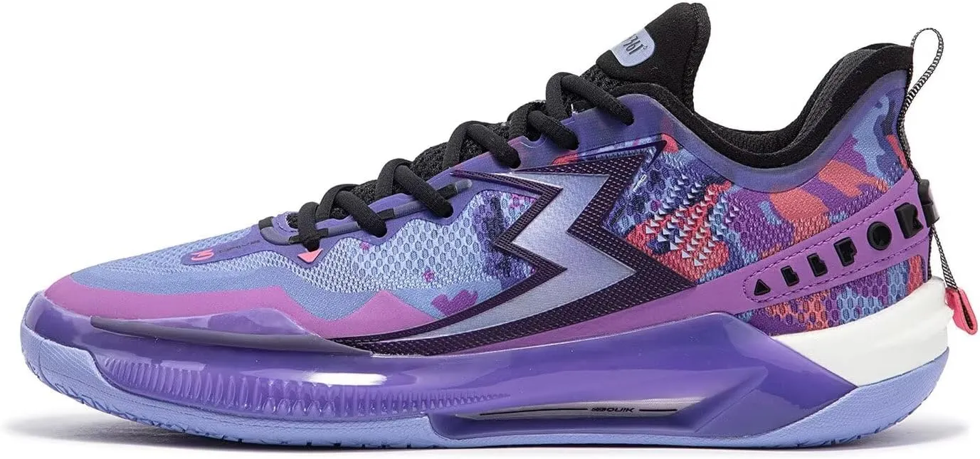361 Big3 5.0 Quick PRO Basketball Shoes for Men Breathable Outdoor Sneakers Cushioning,Anti Slip Practice Student Sports Shoes for Teens and Adults,Caldwell Pope Zapatillas de baloncesto Hombre