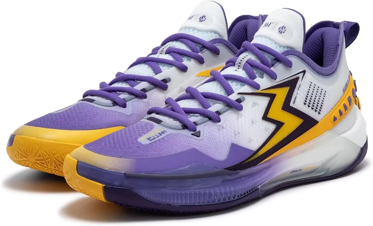 361 BIG3 5.0 Quick PRO Basketball Shoes for Men Breathable Outdoor Sneakers Cushioning,Lightweight Fashion Anti Slip Shoe for Court Street,Zapatillas de baloncesto Hombre