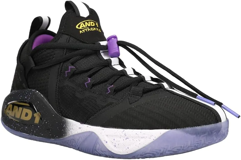 AND1 Attack 2.0 Mens Basketball Shoes, Indoor or Outdoor, Street or Court