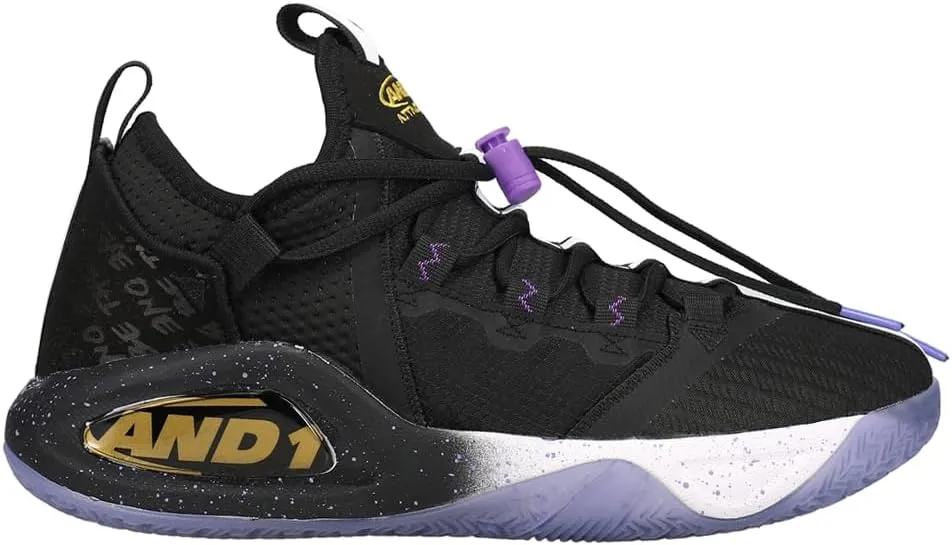 AND1 Attack 2.0 Mens Basketball Shoes, Indoor or Outdoor, Street or Court