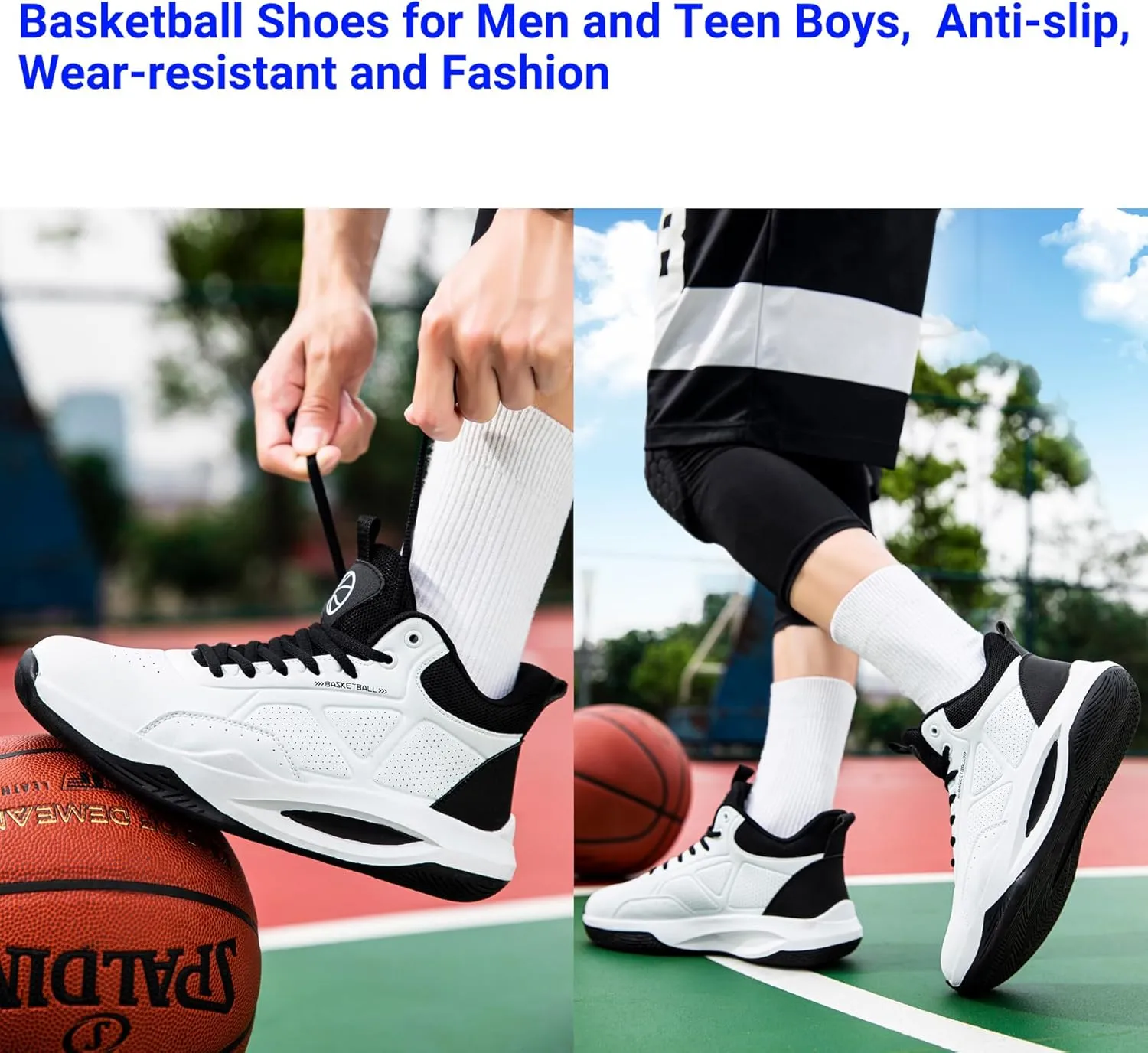 Beita High Upper Basketball Shoes for Men Sneakers Breathable Sports Shoes Anti Slip