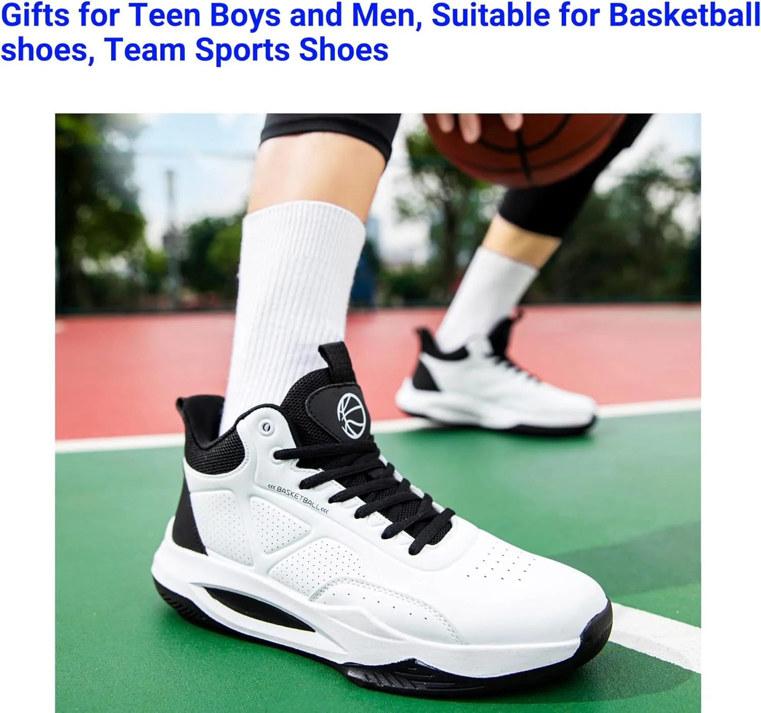 Beita High Upper Basketball Shoes for Men Sneakers Breathable Sports Shoes Anti Slip