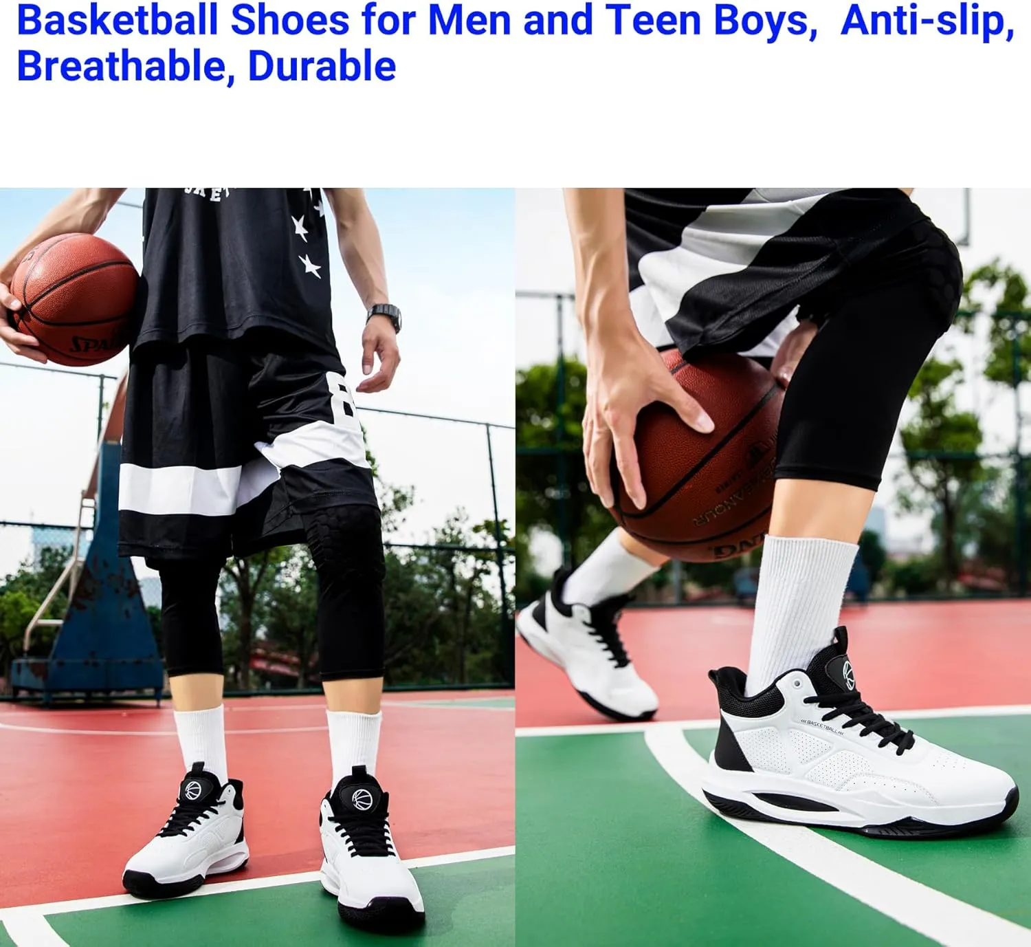 Beita High Upper Basketball Shoes for Men Sneakers Breathable Sports Shoes Anti Slip