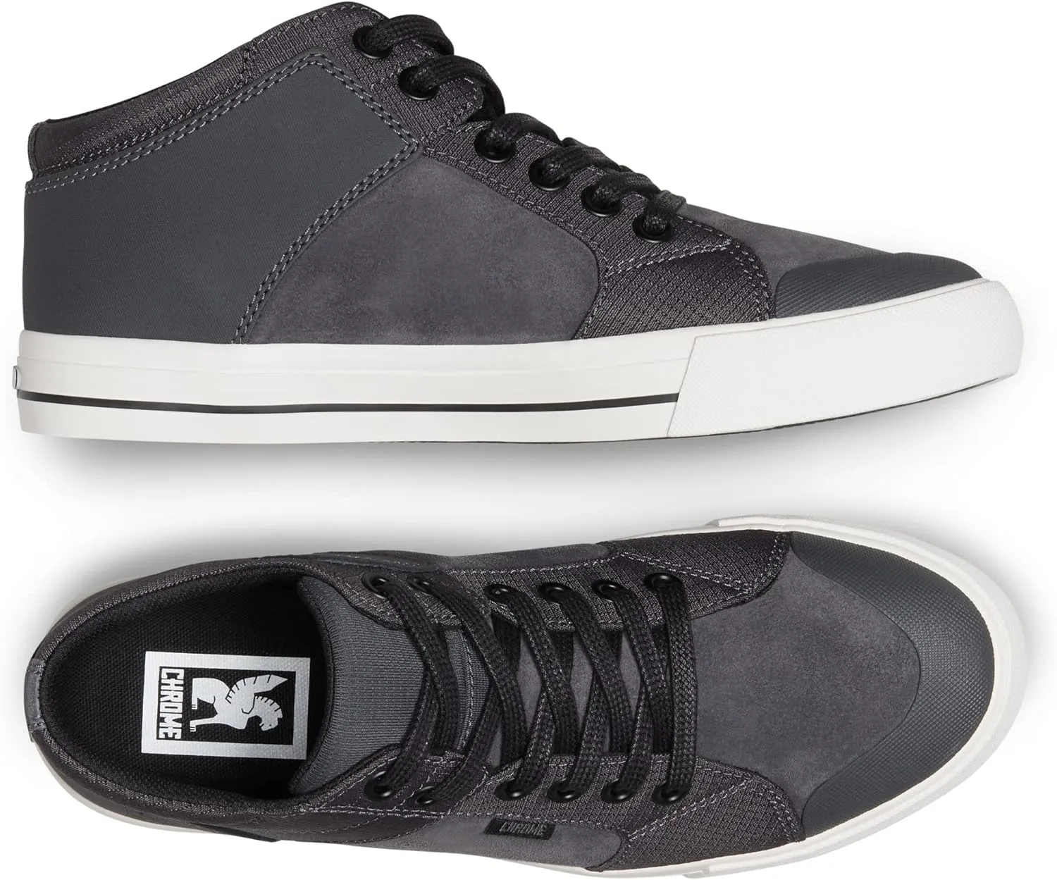 Chrome Industries Southside 3.0 Sneakers - High-Top Mid-Rise Bike Shoes with Panaracer Outsole and Reinforced Nylon Shank