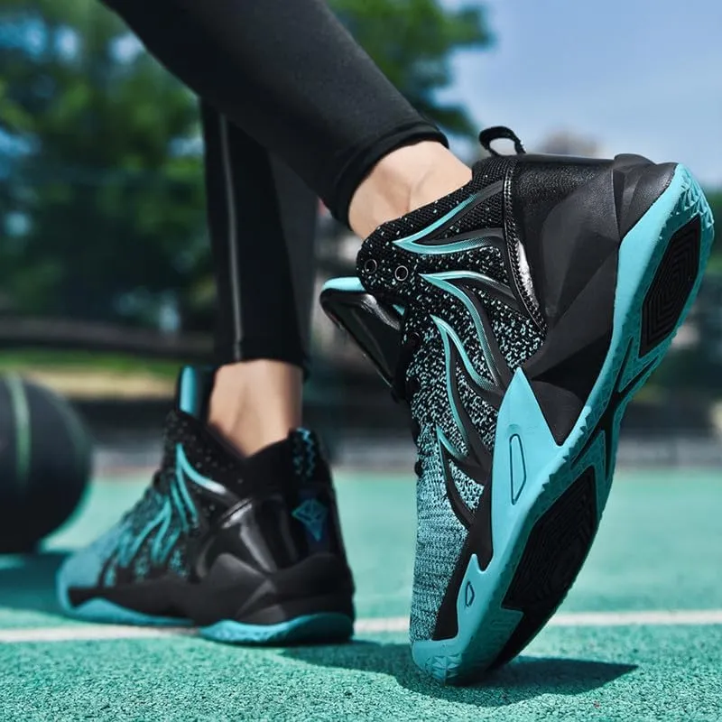 DHOVOR Mens Basketball Shoes, Teenager Basketball Sneakers, Non Slip Basketball Trainers, Walking Sports Shoes for Mens Indoor and Outdoor