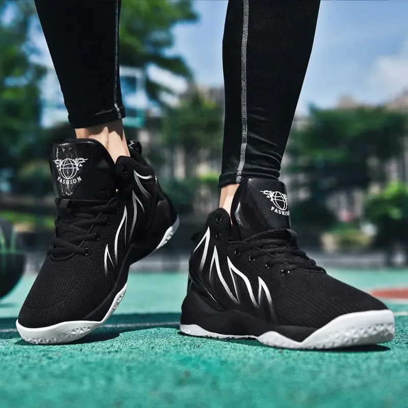 DHOVOR Mens Basketball Shoes, Teenager Basketball Sneakers, Non Slip Basketball Trainers, Walking Sports Shoes for Mens Indoor and Outdoor