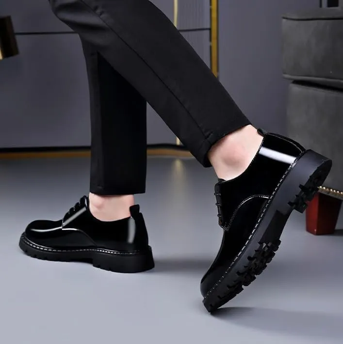 Dress Sneakers Men's Classic Oxfords Classic Lace-up Formal Oxford Shoes Genuine Leather Mens Red Dress Shoes All-Day Comfort