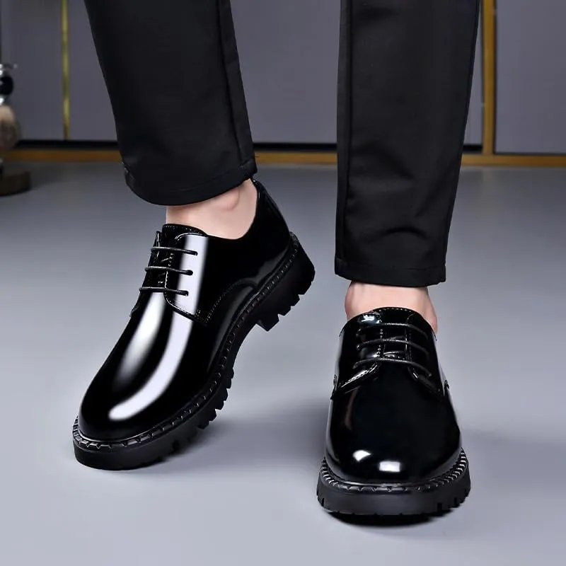 Dress Sneakers Men's Classic Oxfords Classic Lace-up Formal Oxford Shoes Genuine Leather Mens Red Dress Shoes All-Day Comfort