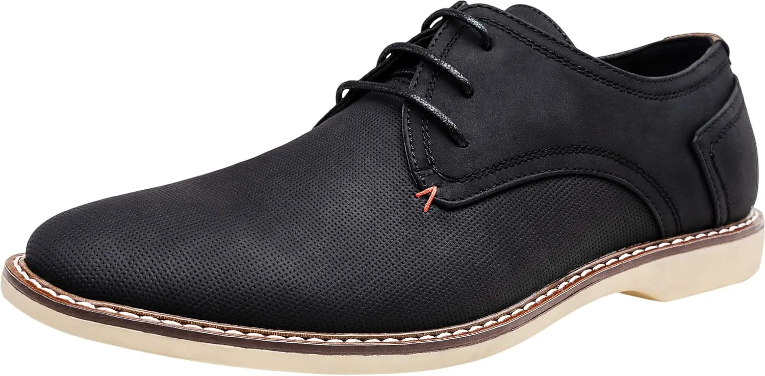 Jousen Men's Casual Dress Shoes Retro Business Classic Dress Shoes for Men