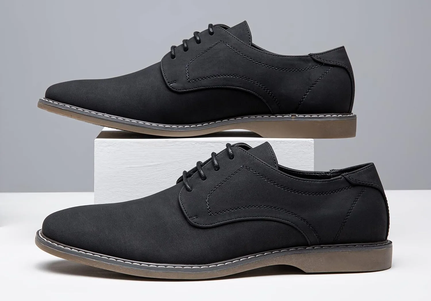 Jousen Men's Casual Dress Shoes Retro Business Classic Dress Shoes for Men