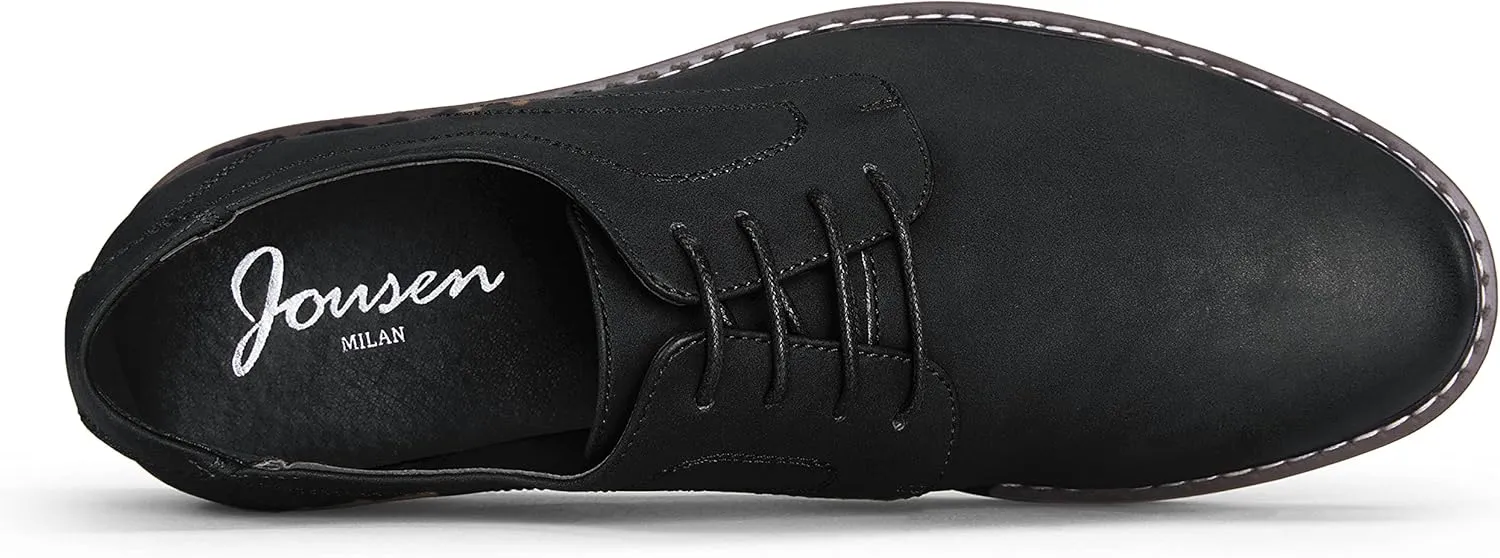 Jousen Men's Casual Dress Shoes Retro Business Classic Dress Shoes for Men