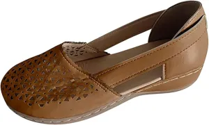 Lausiuoe Womens Comfy Orthotic Sandals,Womens Slides Sandals Slip On Slippers Orthopedic Flip Flops With Arch Support