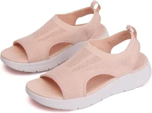 Lausiuoe Womens Sandals Comfortable Dressy Arch Support Orthotic Flip Flops Summer Sandals Flat Feet Orthopedic Walking Shoes