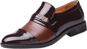 Men Leather Cap Toe Oxford Business Formal Dress Fashion Summer and Autumn Men Mens Shoes Size 12 Business Casual
