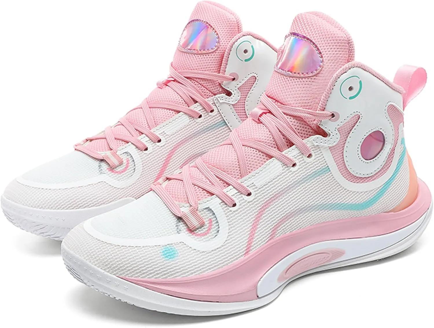 Men's Basketball Shoes,High Top Arch Support Basketball Shoes,Men's Fashion Sneakers,Street Basketball Shoes,Combat Basketball Shoes,Suitable for Indoor and Outdoor Various Sports Scenarios,