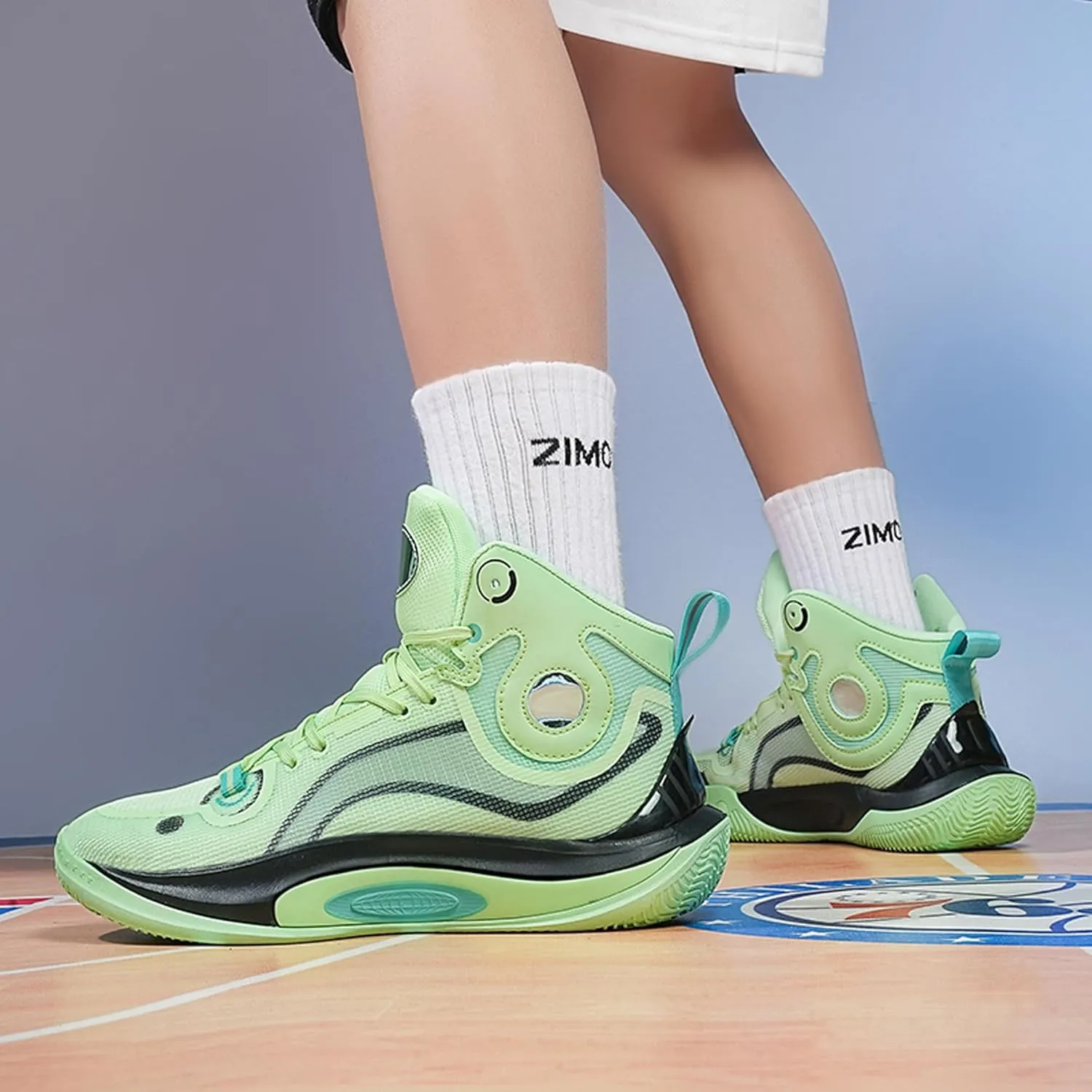 Men's Basketball Shoes,High Top Arch Support Basketball Shoes,Men's Fashion Sneakers,Street Basketball Shoes,Combat Basketball Shoes,Suitable for Indoor and Outdoor Various Sports Scenarios,