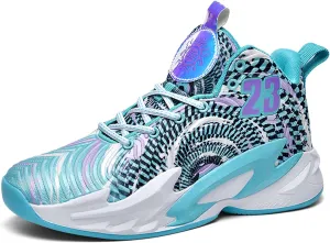 Men's Basketball Shoes,Mesh Fabric Upper,Comfortable and Breathable Soft,Combat Basketball Shoes,Indoor and Outdoor Basketball Shoes,Street Basketball Shoes,High Top Sneakers Running Shoes