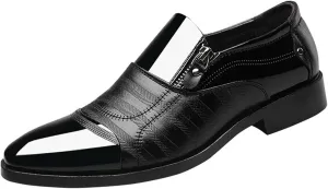 Mens Business Casual Comfort Shoes Classical Style Men's Breathable Hollow Business Men's Dress Shoes Size 11 Black
