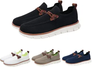 Mens Casual Loafers Slip On Fashion Walking Dress Business Oxfords Lightweight Soft Sole Classic Lace Up Comfortable