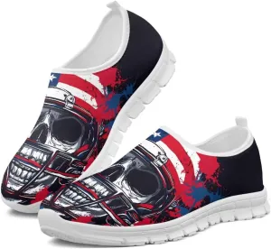 Men's Casual Slip On Shoes for Men Fashion Comfortable Non Slip Tennis Sneakers Outdoor All Seasons White Sole