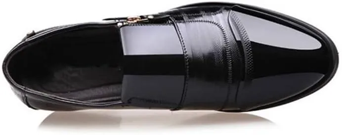 Mens Comfort Dress Shoes Men's Comfortable Oxford Shoes for Wedding Evening Uniform Party Office Mens Soft Patent Leather Shoes