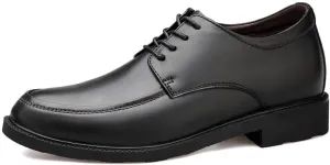 Men's Genuine Leather Low Oxford Mens Business Casual Loafers Patent Leather Formal Slip On Dress Shoes