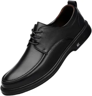 Mens Non-Slip Dress Shoes  Lace-Up Leather Business & Formal Oxfords