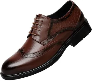 Men's Oxfords Shoes Fashion Business Walking Dress Shoes Comfortable Lightweight Soft Sole Loafers for Men