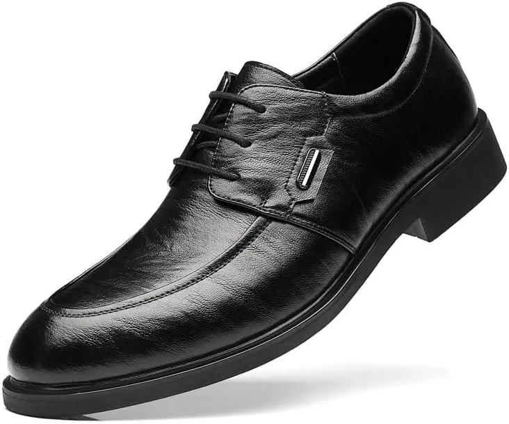 Men's Premium Leather Oxfords Shoes Office Working Comfortable Business Dress Shoes for Men