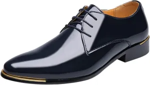 Mens Shoes Business Casual Comfortable Classical Pointed Leather Mens Business Casual Shoes and Style Men's leather shoes Men Leather Cap Toe Oxford Business Formal Dress