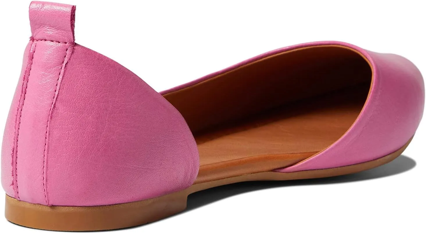 MOOMMO Women Cut Out Flat Shoes Pointed Toe Slip On Ballet Flats DOrsay Comfortable Flat Heel Dress Shoes Side Cut Office Ladies Party Casual Driver Flats 4-11 M US