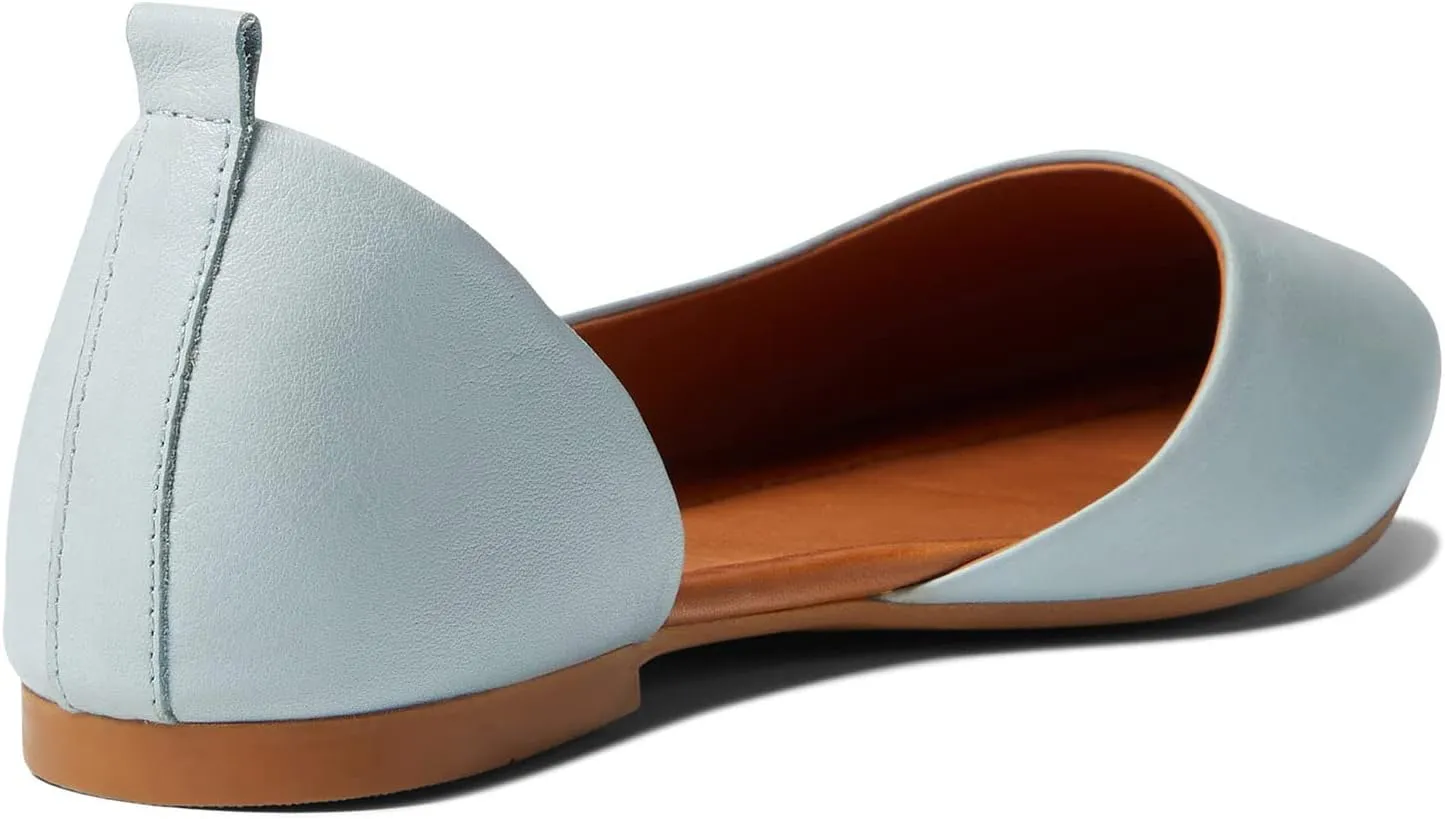 MOOMMO Women Cut Out Flat Shoes Pointed Toe Slip On Ballet Flats DOrsay Comfortable Flat Heel Dress Shoes Side Cut Office Ladies Party Casual Driver Flats 4-11 M US
