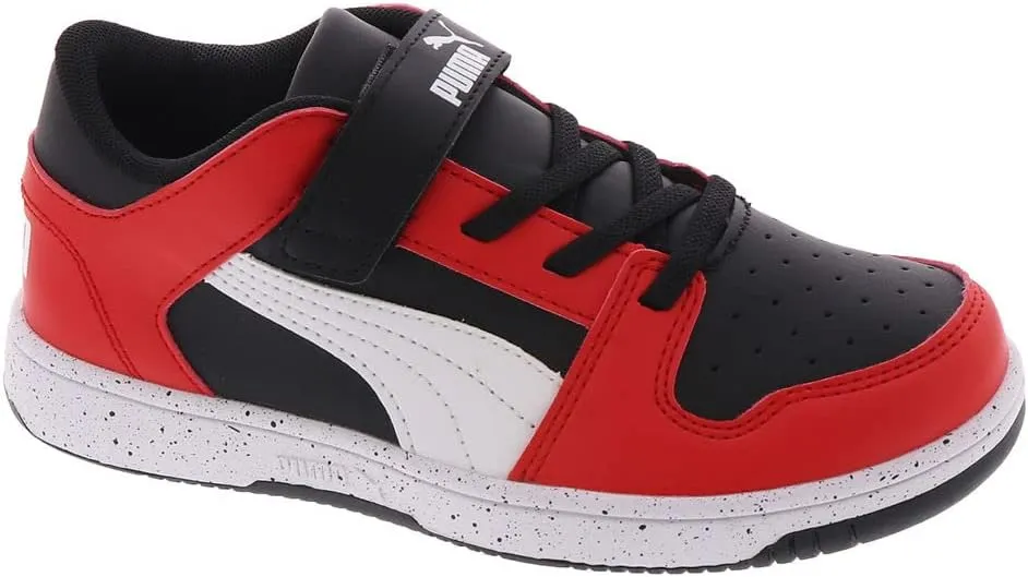 PUMA Rebound Layup LO Speck V PS Boys' Toddler-Youth Sneaker