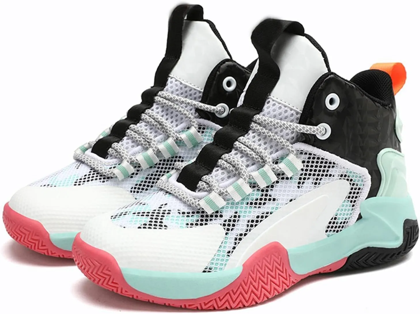 Tennis Shoes Girls Kid's Basketball Shoes Boys Sneakers Girls Trainers Comfort High Top Basketball Shoes Baby Shoes Boy