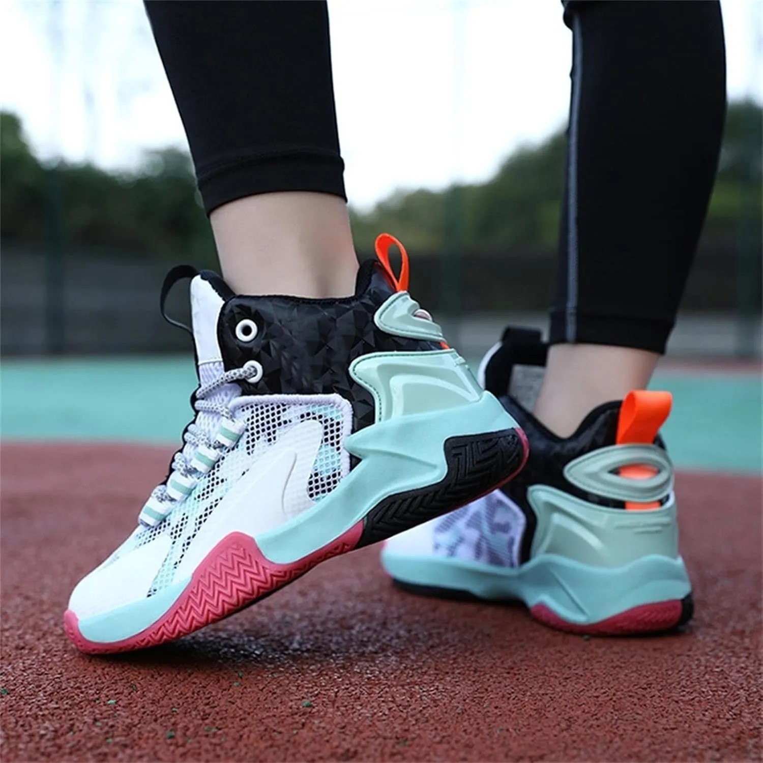 Tennis Shoes Girls Kid's Basketball Shoes Boys Sneakers Girls Trainers Comfort High Top Basketball Shoes Baby Shoes Boy