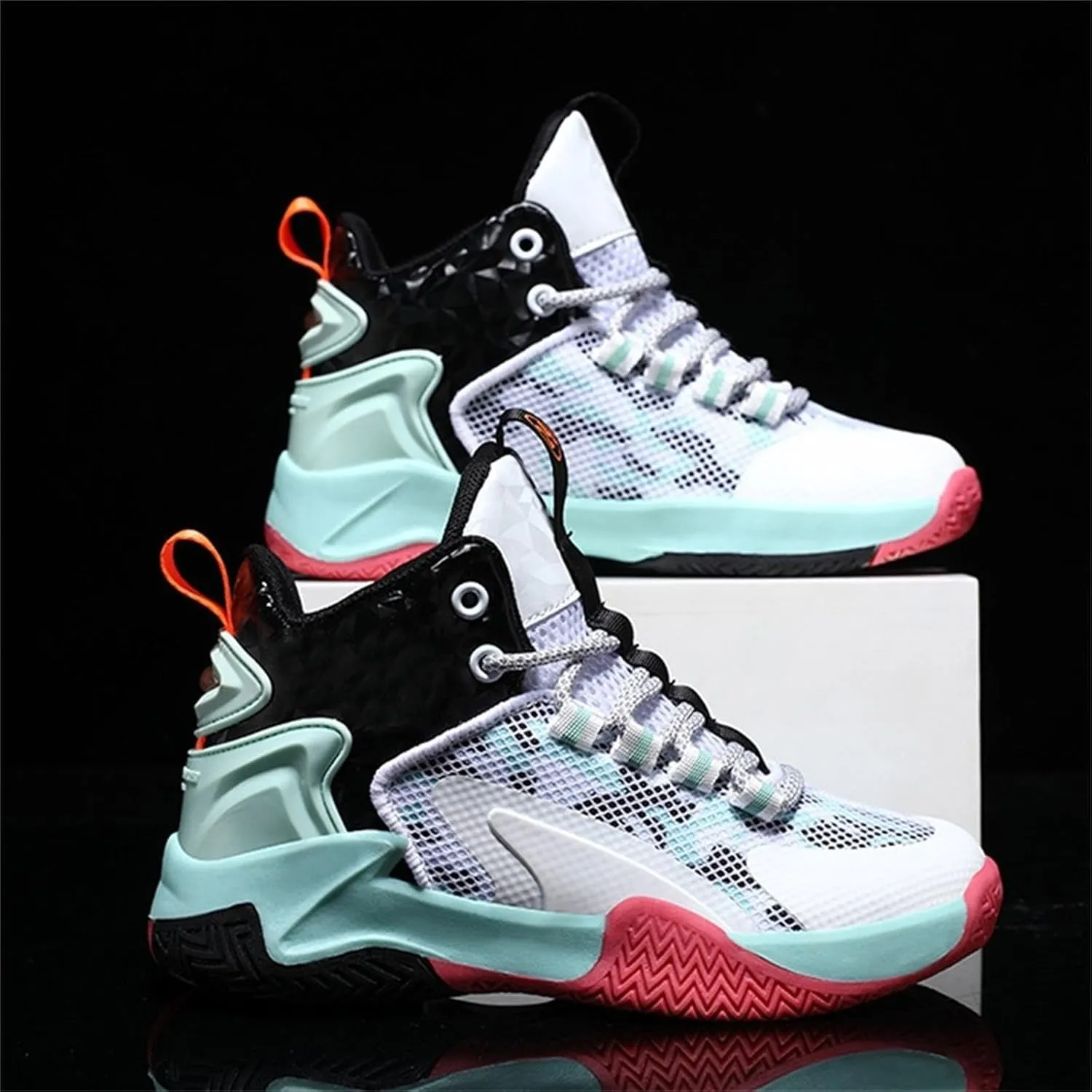 Tennis Shoes Girls Kid's Basketball Shoes Boys Sneakers Girls Trainers Comfort High Top Basketball Shoes Baby Shoes Boy