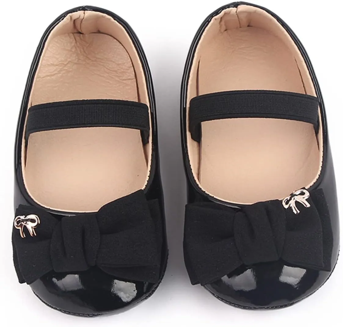 Toddler Girls Classic xfords Shoes Princess Dress Mary Jane Pary Bowknot Ballet Flat School niform Shoes