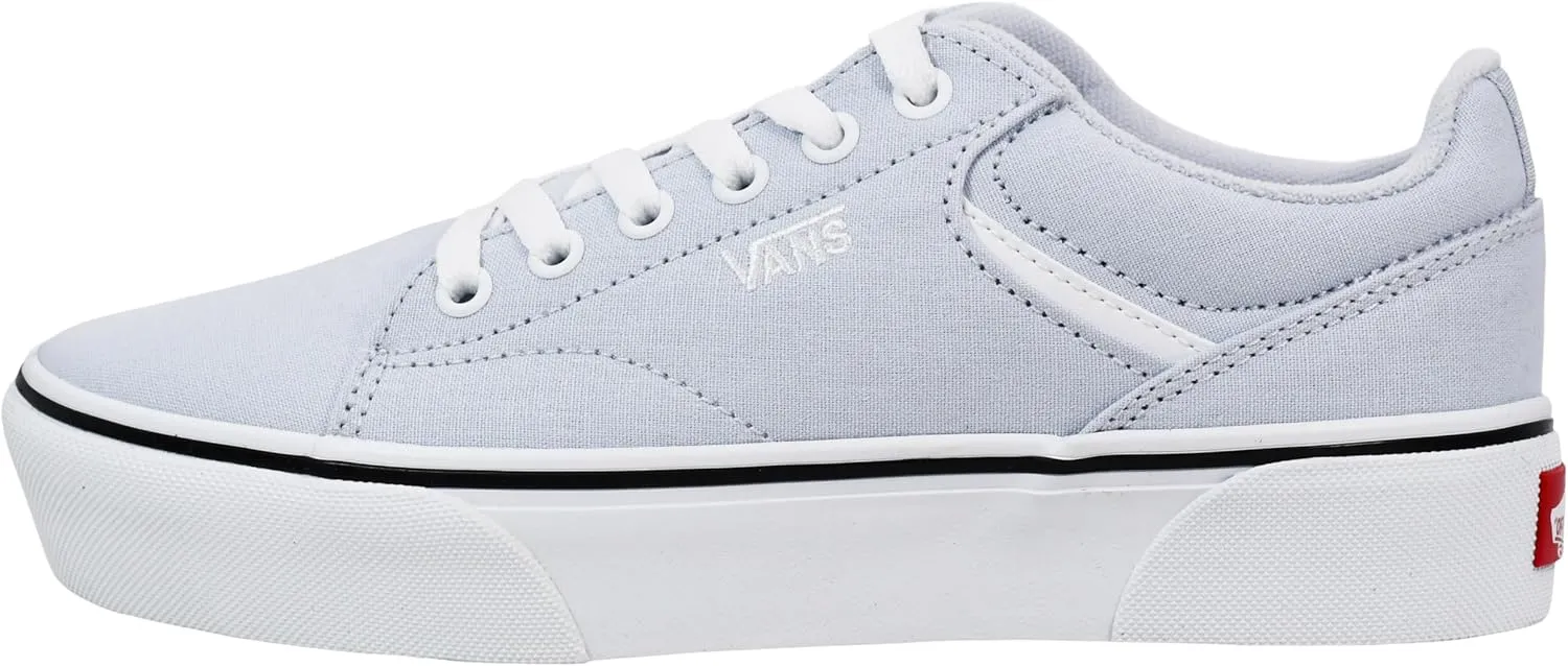 Vans Womens Canvas Seldan Low Cut Design Platform Sneaker
