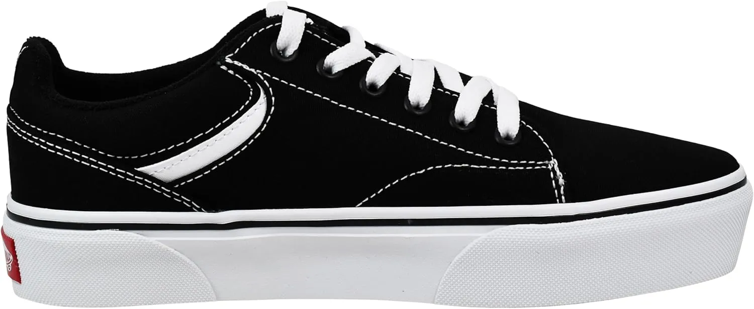 Vans Womens Canvas Seldan Low Cut Design Platform Sneaker