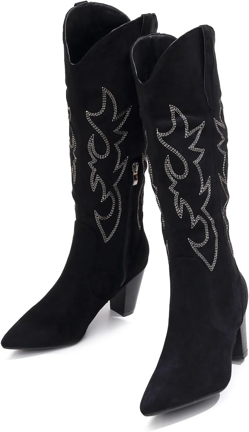 VenusCelia Women's Knee High Stretchy Fashion Boots