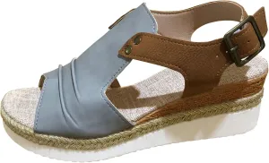 Wedge Sandals for Women Dressy Summer,Platform Wedges for Women,Womens Espadrilles Open Toe Sandals Comfortable Dressy Ankle Strap Slip On Sandals Orthopedic Sandals Casual
