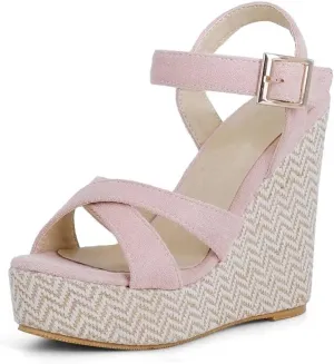 Wedge Summer Shoes Sandals For Women Platform Flip Flops Fashion Knitted Casual Party Shoes Female Large Size