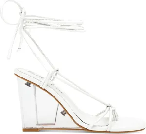 Wild Pair Womens SANTEAGO Strappy Wedge Heels