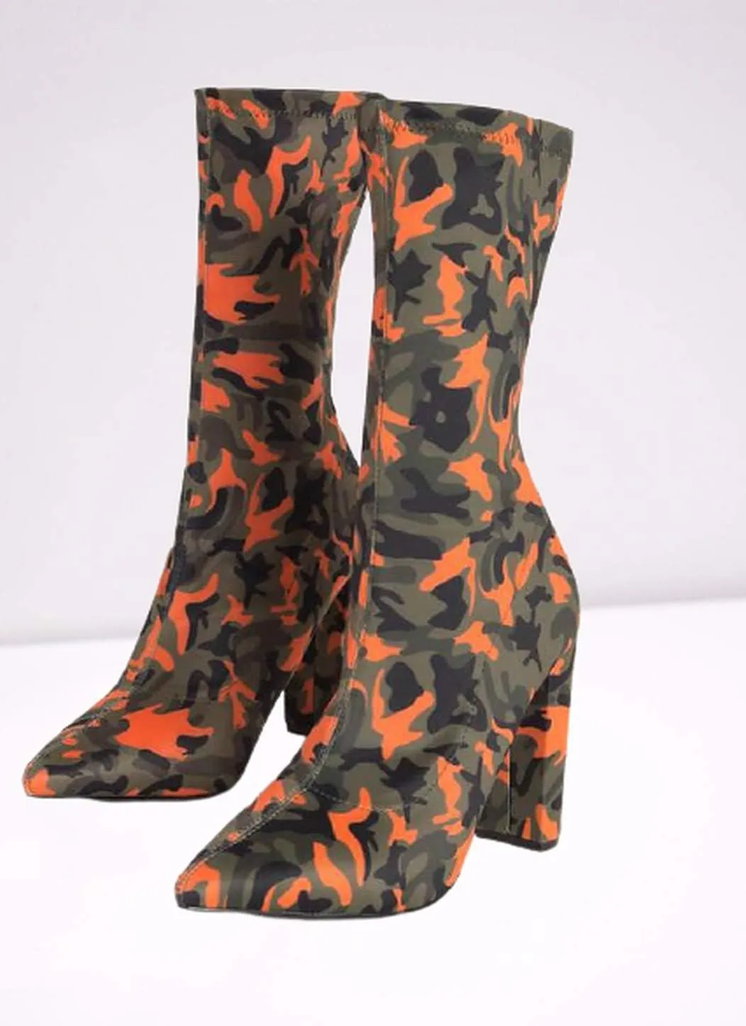 Women's Chunky Heel Pointed Toe Ankle Fashion Boots