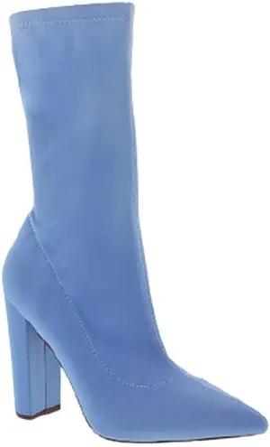 Women's Chunky Heel Pointed Toe Ankle Fashion Boots