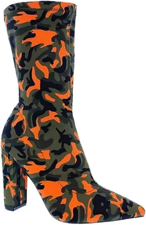 Women's Chunky Heel Pointed Toe Ankle Fashion Boots