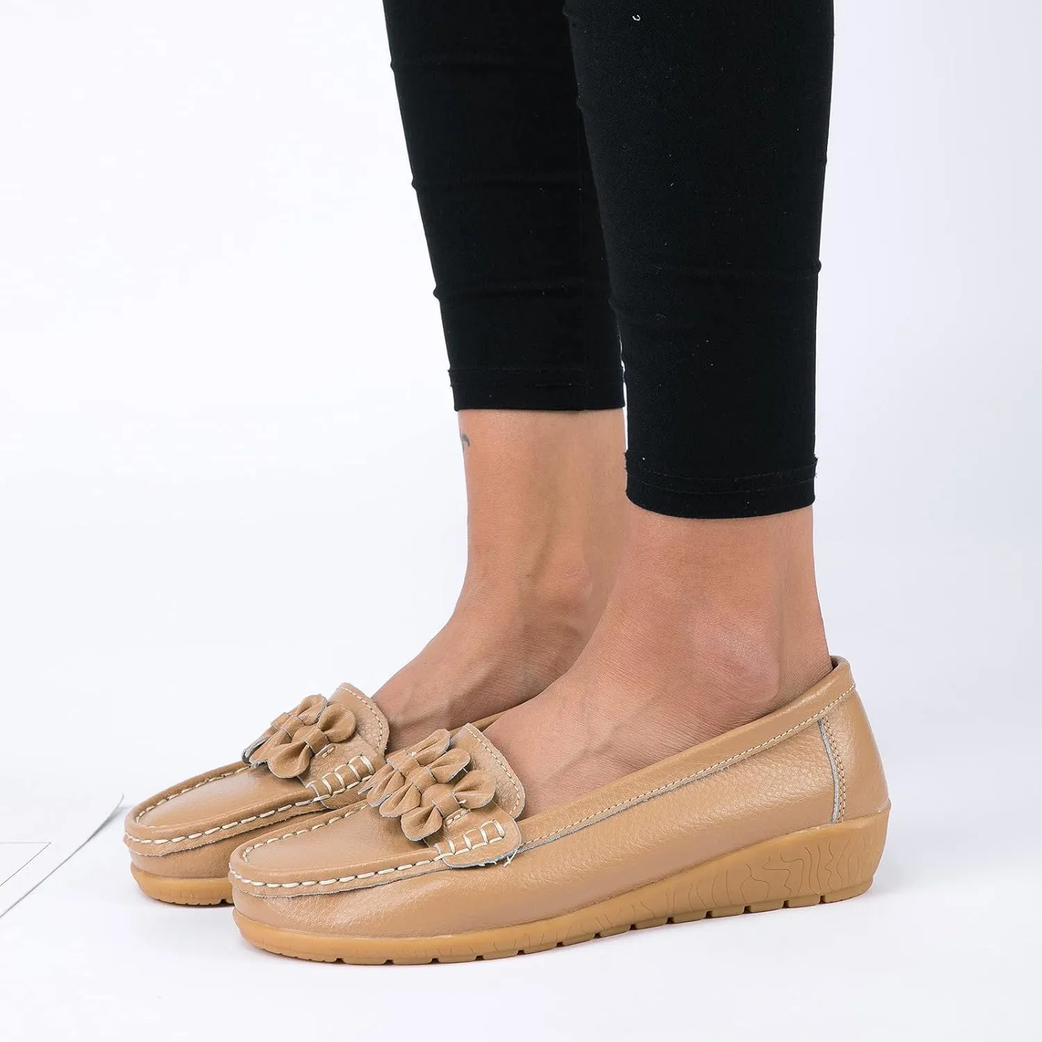 Women's Flats Shoes Ballet Flats Comfortable Womens Dress Shoes Round Toe Slip on Comfort Slip on Flat Shoes