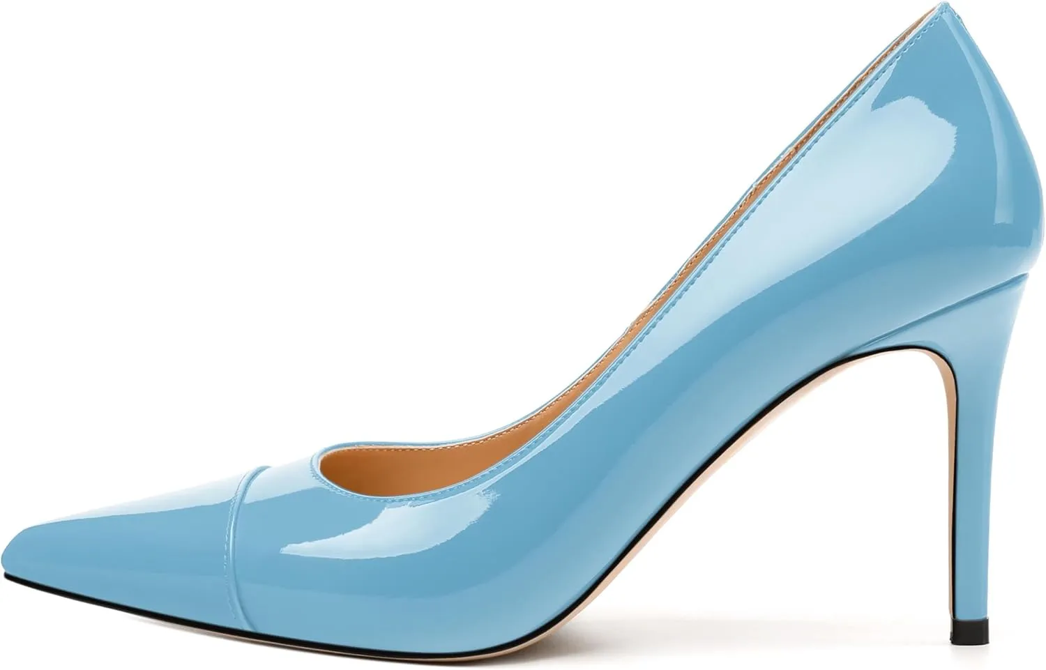 Women's Pumps, Closed Pointed Toe High Stiletto Heels Dress Wedding Pump Shoes for Women