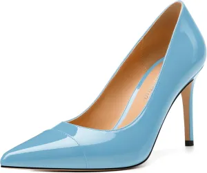 Women's Pumps, Closed Pointed Toe High Stiletto Heels Dress Wedding Pump Shoes for Women